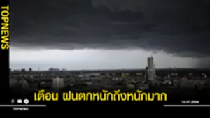 ฝนตกหนักถึงหนักมาก