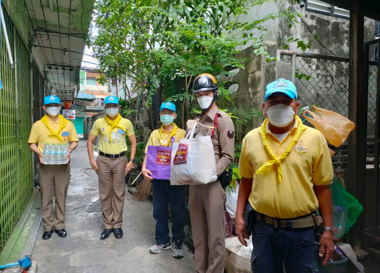 191 จัดรถสายตรวจ สนับสนุนตรวจโควิดเชิงรุก มอบถุงยังชีพ รับสายช่วยชาวบ้าน 3 231617017 885532955391189 2832874841904796247 n