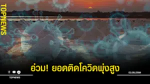 อ่วม! ยอดติดโควิดพุ่งสูง