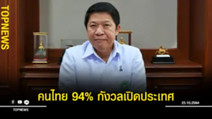 “กรมอนามัยโพล” เผยคนไทย 94% กังวลเปิดประเทศ 1 พ.ย.นี้!