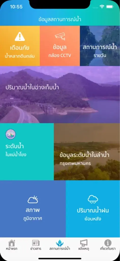 แอปดูน้ำท่วม, แอพ ดู น้ำ ท่วม, น้ำท่วม, สถานการณ์น้ำท่วม