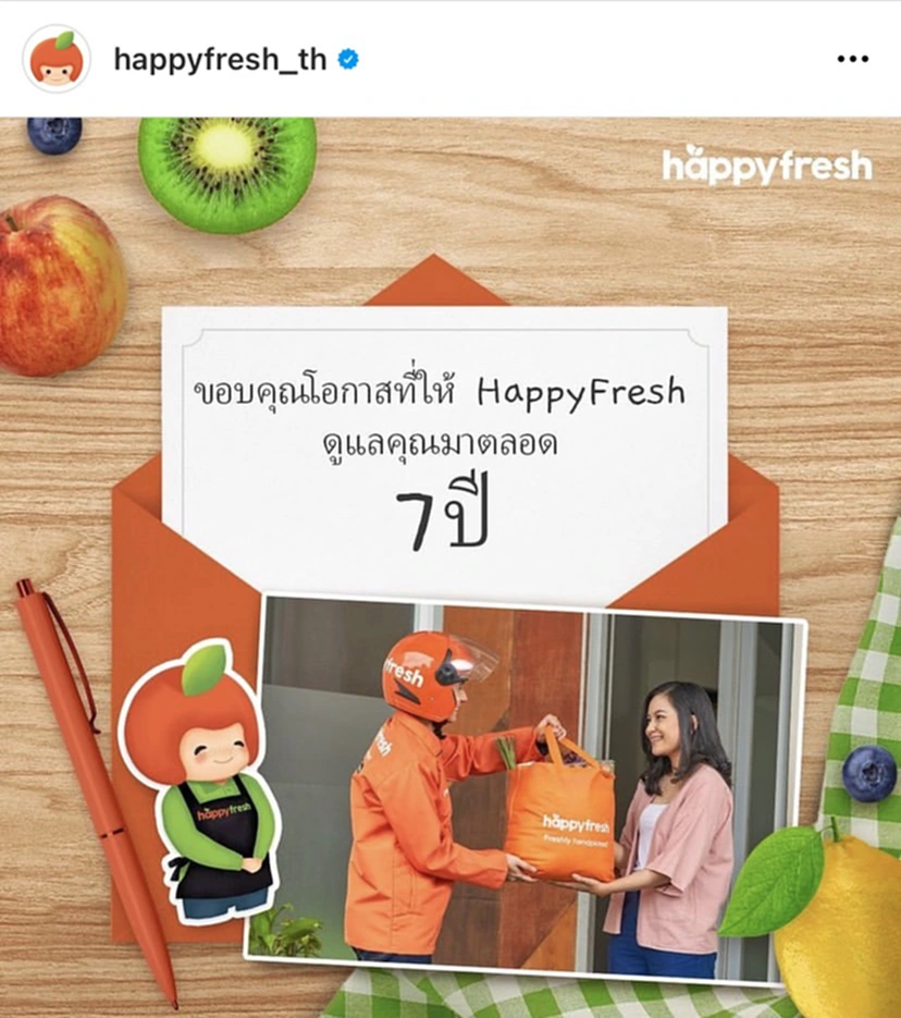 HappyFresh, Happyfresh thailand, ปิดกิจการ, ยุติกิจการ,​ วิกฤตเศรษฐกิจ