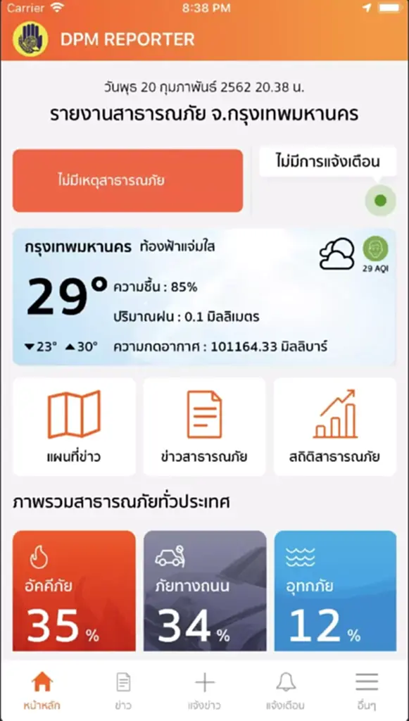 แอปดูน้ำท่วม, แอพ ดู น้ำ ท่วม, น้ำท่วม, สถานการณ์น้ำท่วม