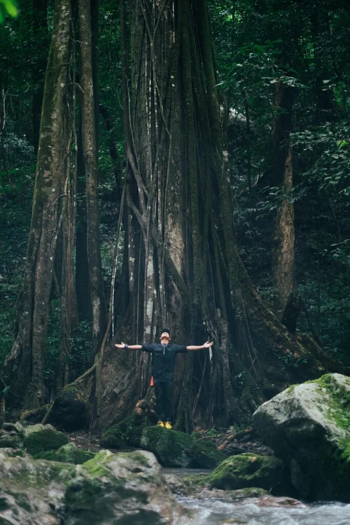 อุทยานแห่งชาติดอยภูคา, เส้นทางศึกษาธรรมชาติระยะไกลน้ำตกขุนน้ำปัว, ​น้ำตกขุนน้ำปัว, เดินป่า