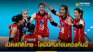 วอลเลย์บอลหญิง วอลเลย์บอล ไทย โดมินิกัน