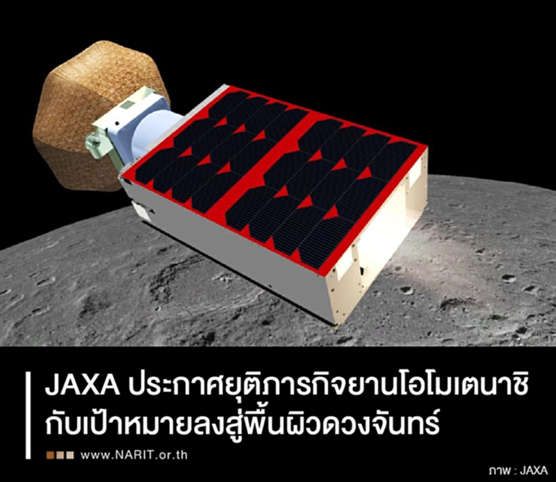 ยาน Omotenashi, JAXA, องค์การสำรวจอวกาศของญี่ปุ่น, พื้นผิวดวงจันทร์, อาร์เทมิส 1, ยุติภารกิจ, ยานลงสู่พื้นผิวดวงจันทร์ที่เล็กที่สุด, ภารกิจอาร์ทีมิส 1, ยานขนาดเล็ก