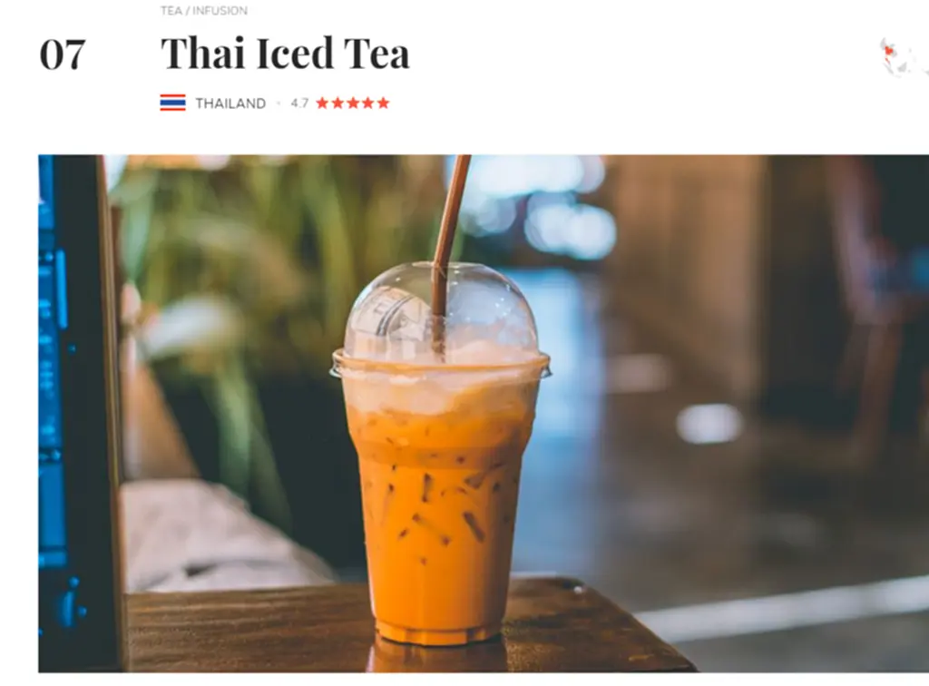 ชาเย็น ชา เย็น สูตรโบราณ ชาไทย ไทยอันดับโลก