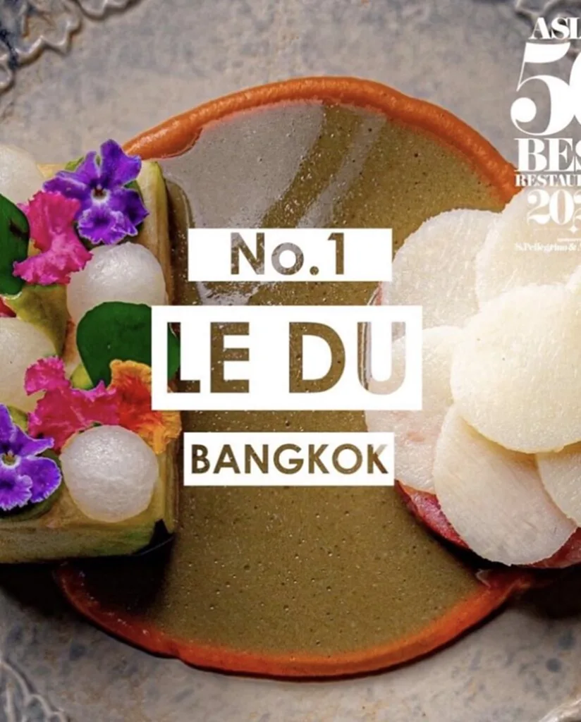 ร้าน ฤดู, Le Du, ร้าน อาหาร ฤดู, ร้าน เลอ ดู, ร้านอาหารไทย, Asia’s 50 Best Restaurants 2023, เชฟต้น ธิติฏฐ์ ทัศนาขจร, ร้านอาหารที่ดีที่สุดในเอเชีย, ร้านอาหารที่ดีที่สุดในประเทศไทย, ร้านอาหารที่ดีที่สุดในโลก, Nusara, Gaggan Anand, Sorn, Sühring, Raan Jay Fai ร้านเจ๊ไฝ, Ms. Maria & Mr. Singh, ร้าน Potong, Baan Tepa