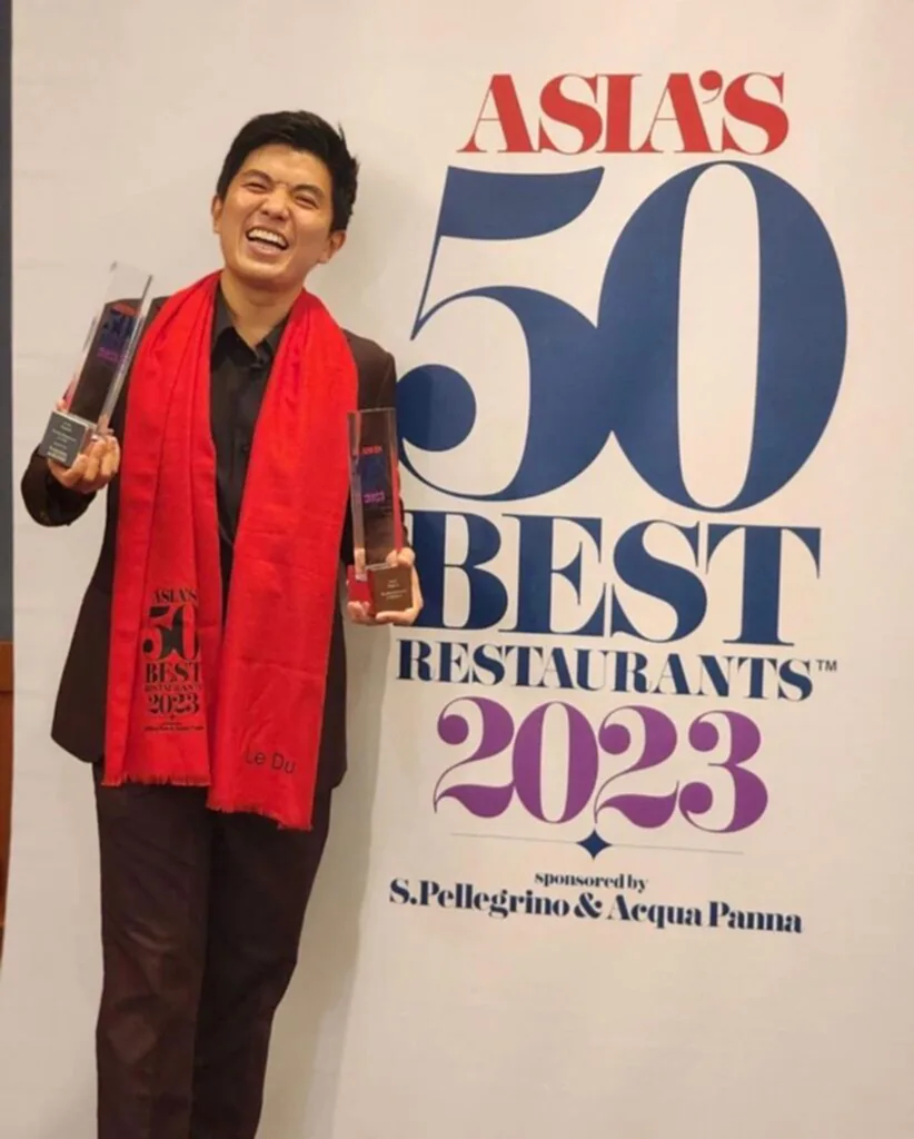 ร้าน ฤดู, Le Du, ร้าน อาหาร ฤดู, ร้าน เลอ ดู, ร้านอาหารไทย, Asia’s 50 Best Restaurants 2023, เชฟต้น ธิติฏฐ์ ทัศนาขจร, ร้านอาหารที่ดีที่สุดในเอเชีย, ร้านอาหารที่ดีที่สุดในประเทศไทย, ร้านอาหารที่ดีที่สุดในโลก, Nusara, Gaggan Anand, Sorn, Sühring, Raan Jay Fai ร้านเจ๊ไฝ, Ms. Maria & Mr. Singh, ร้าน Potong, Baan Tepa