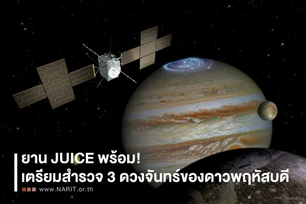 ดวงจันทร์, ดวงจันทร์ของดาวพฤหัสบดี, ยาน JUICE, องค์การอวกาศยุโรป, ESA, ยูโรปา, แกนีมีด, คัลลิสโต