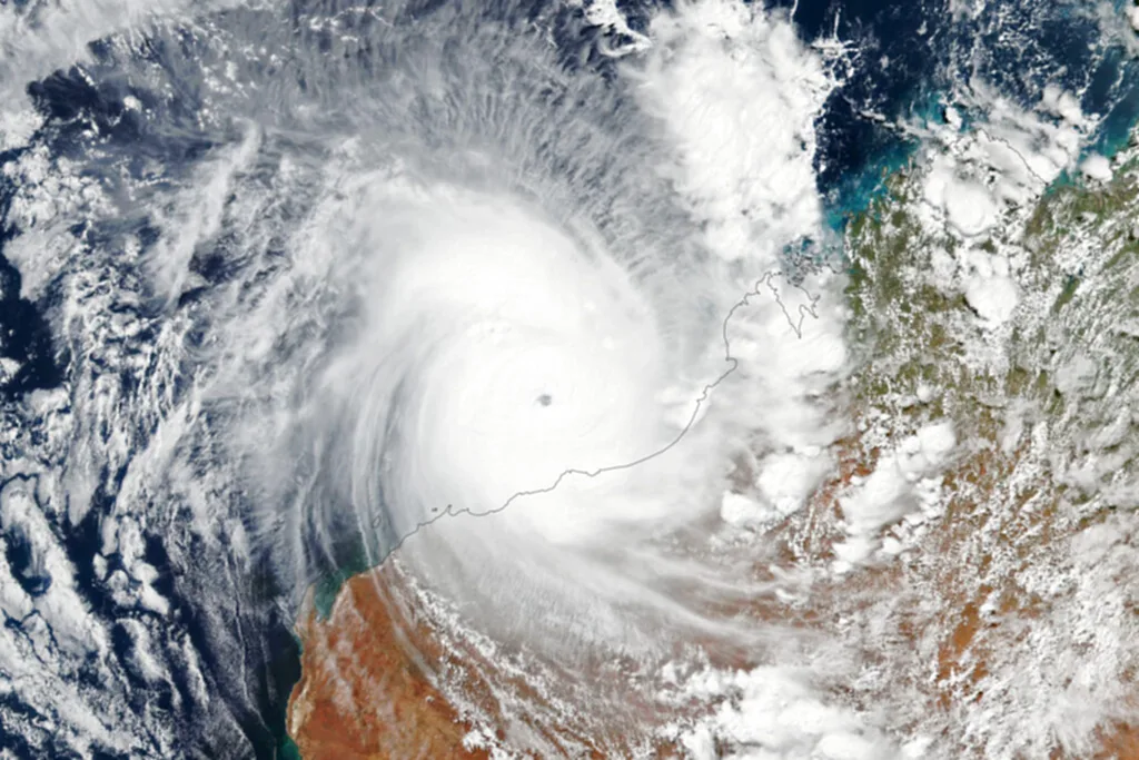 พายุ, พา ยุ ไซโคลน, ไซโคลนอิลซา, Cyclone Ilsa, ออสเตรเลีย, รัฐเวสเทิร์น ออสเตรเลีย