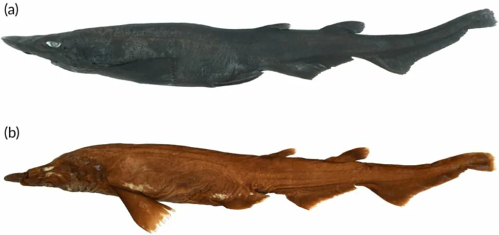 ฉลามผี, ฉลามปีศาจ, Apristurus ovicorrugatus, กล่องใส่ไข่,​ Catshark, Apristurus, ฉลามน้ำลึก