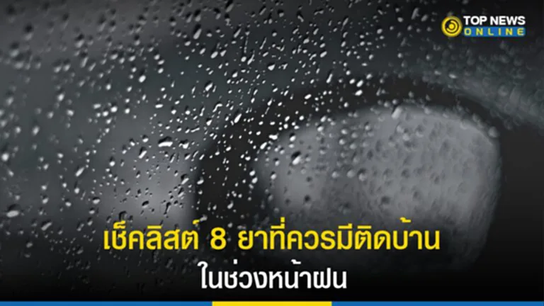 ยาติดบ้าน, ยา ที่ ควร มี ติด บ้าน, ยา สามัญ ประ จํา บ้าน มี อะไร บ้าง, ปัญหาสุขภาพ, โรคระบบทางเดินหายใจ, หน้าฝน