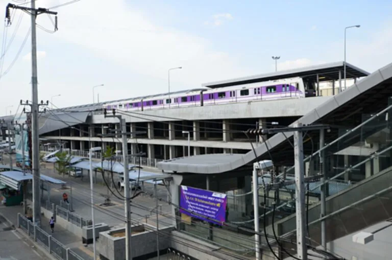 MRT สายสีม่วง การรถไฟฟ้าขนส่งมวลชนแห่งประเทศไทย กระทรวงคมนาคม ศูนย์ต่อต้านข่าวปลอม รฟม.
