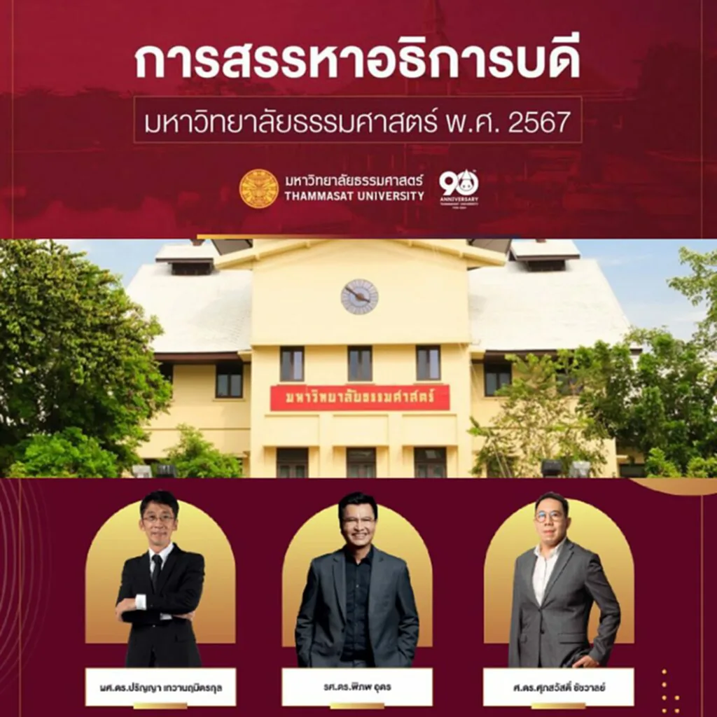 ดร.ศุภสวัสดิ์ เป็นอธิการบดีมธ.คนที่ 25