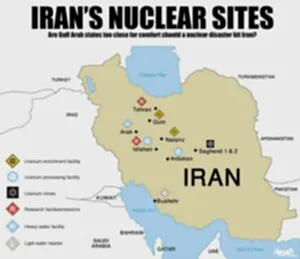 ที่ตั้งของโครงการนิวเคลียร์อิหร่าน