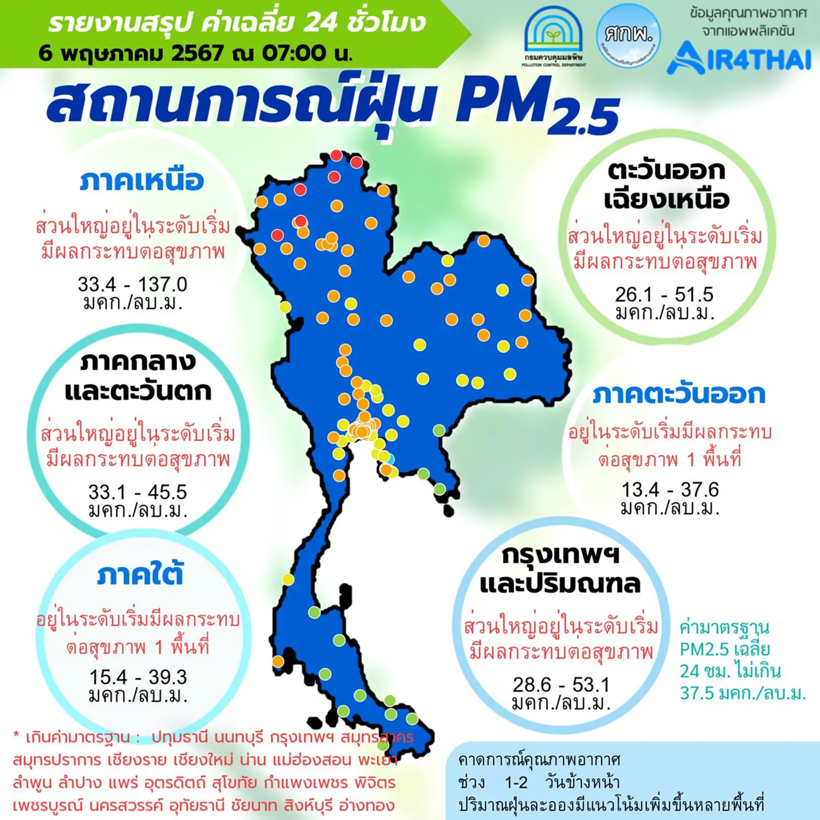 เชียงใหม่ ไม่คลี่คลาย อากาศแย่อันดับ 4 ของโลก