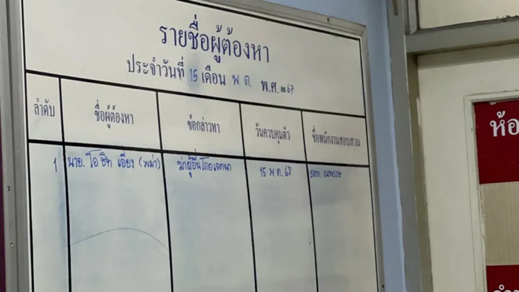 รวบตัวแล้ว ชายเมียนมาวัย 49 ปี คว้ามีดปาดคอภรรยา ต่อหน้าลูก เตรียมขึ้นรถทัวร์หนีไปแม่สอด