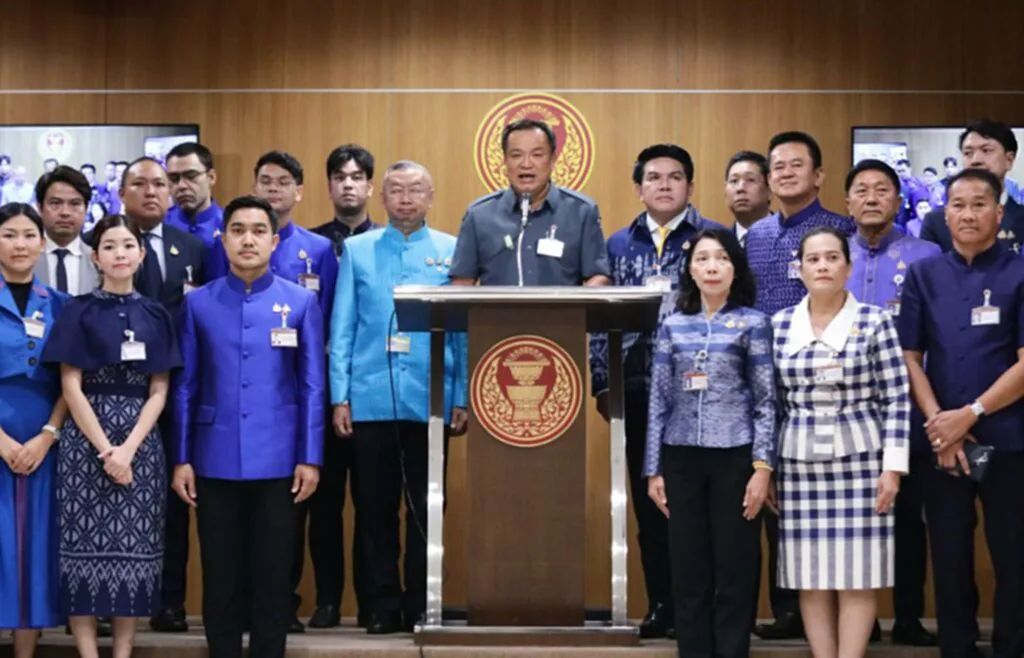 อนุทิน แถลงชัดหนุน แคนดิเดตนายกฯ เพื่อไทย