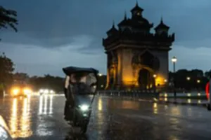 LAOS-VIENTIANE-WEATHER-RAIN