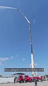 จีนพัฒนารถดับเพลิงสูง