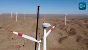 จีนรีไซเคิลกังหันลม