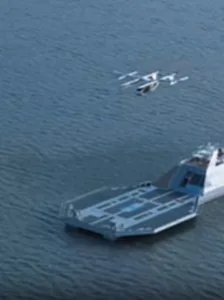 จีนเปิดตัวสถานีลอยน้ำ eVTOL