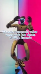 ฮิวแมนนอยด์โชว์ stepdance ที่ websummit