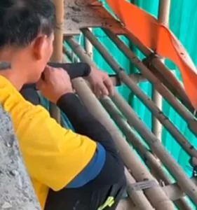 เผยคลิปคนงานสูบบุหรี่