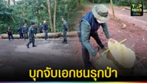 ปก web บุกจับเอกชนรุกป่า