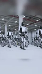 ทัพหุ่นยนต์ก้าวเดินพร้อมเพรียงง