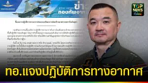 ปก web ทอ.แจงปฏิบัติการทางอากาศ