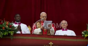 โป๊ปสงสาส์นคริสต์มาสแรก