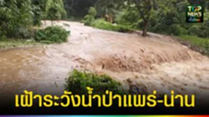 ปก web เฝ้าระวังน้ำป่าแพร่-น่าน